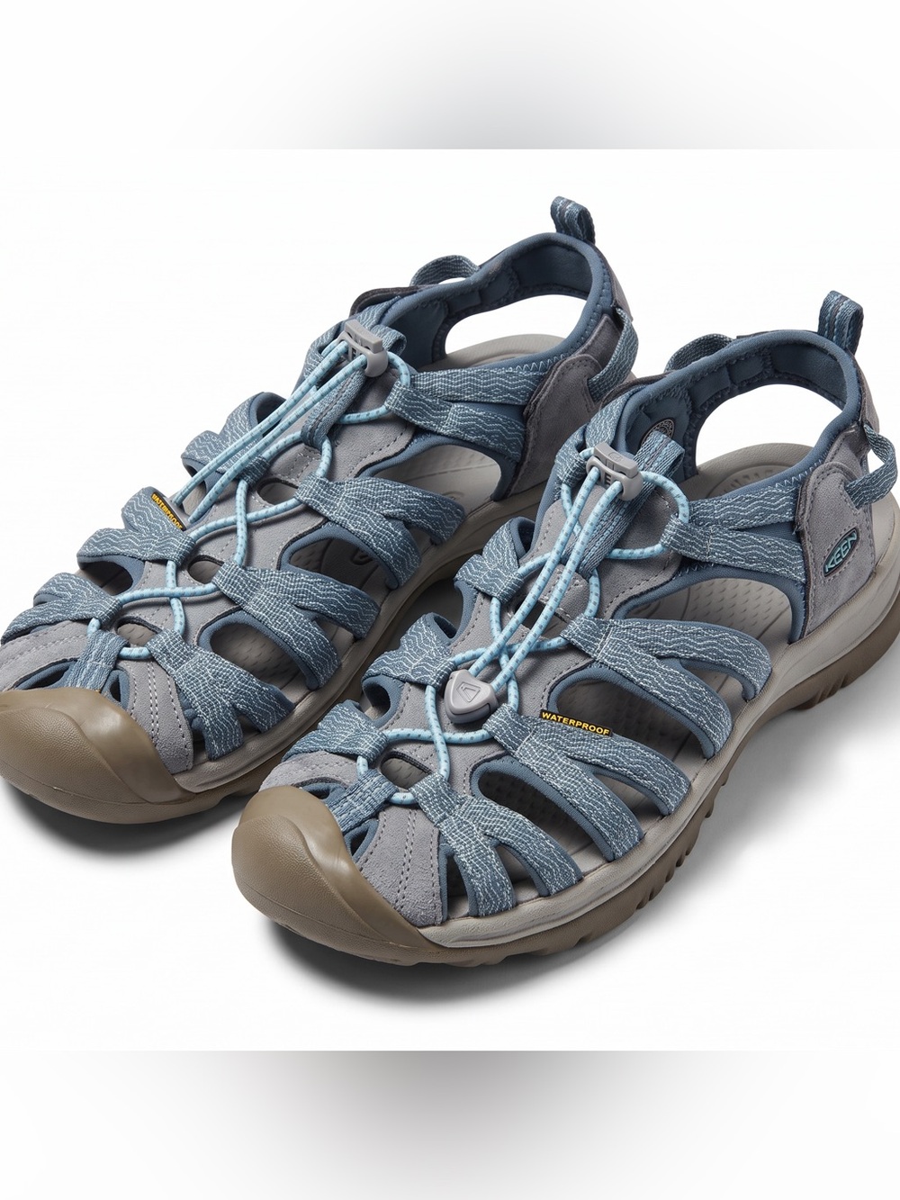 KEEN Whisper Closed Toe Hiking Waterproof Sandals Arch Support US 12 EU 43